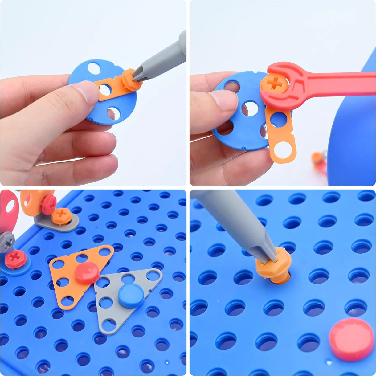 Children Creative Screw Tool Box Space Puzzle Game