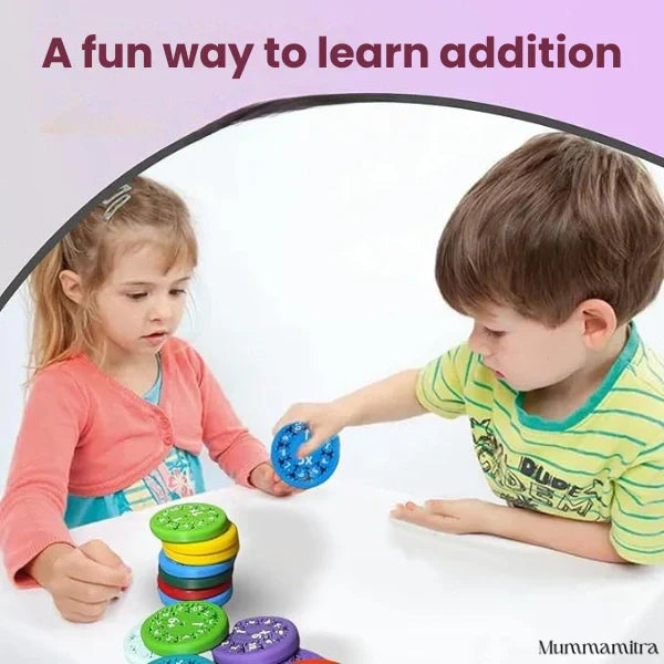 MathMaster™ – Quick Calculations | Spin & Solve | Hands-On Practice (Pack of 9)