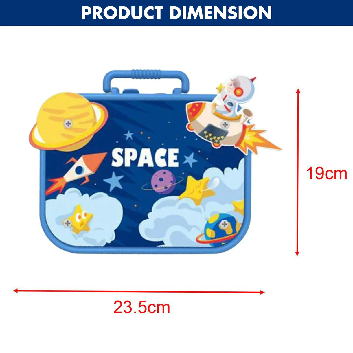 Children Creative Screw Tool Box Space Puzzle Game