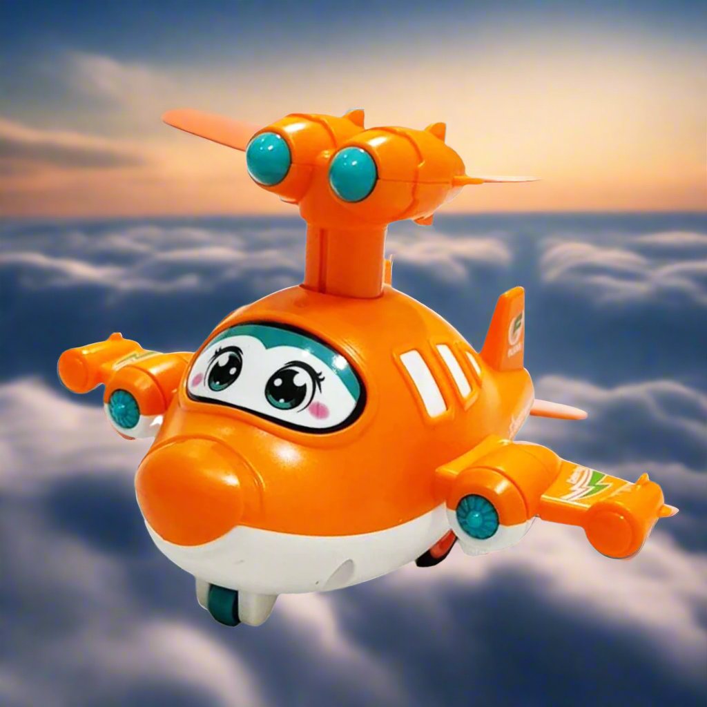 Press N Go Aircraft |Multicolour | Travel Toys | Birthday Gift for Boy and Girl Baby|Push n Go
