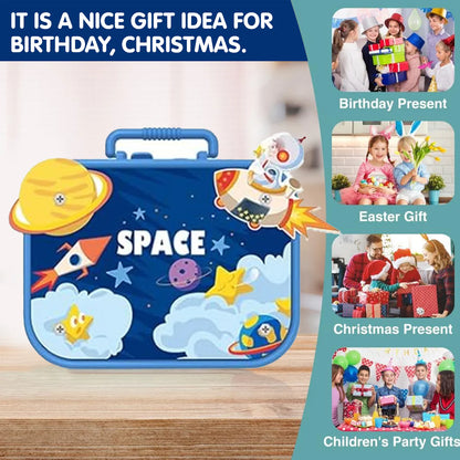 Children Creative Screw Tool Box Space Puzzle Game