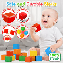 25PCS Magnetic Building Blocks Toys| Magnetic Cubes for Kids 1-3 Montessori Toys STEM Preschool Educational Building Cube