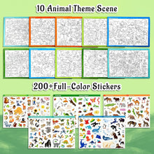 Kiddoland Seek & Find Sticker Activity Book – Adventure Scenes & Fun Learning for Kids