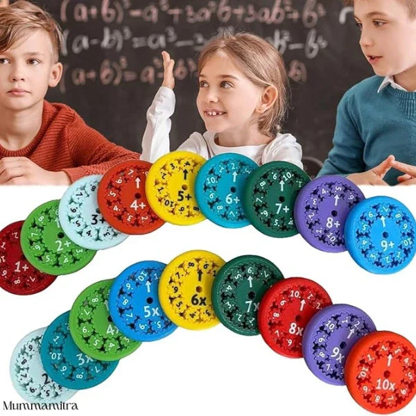 MathMaster™ – Quick Calculations | Spin & Solve | Hands-On Practice (Pack of 9)