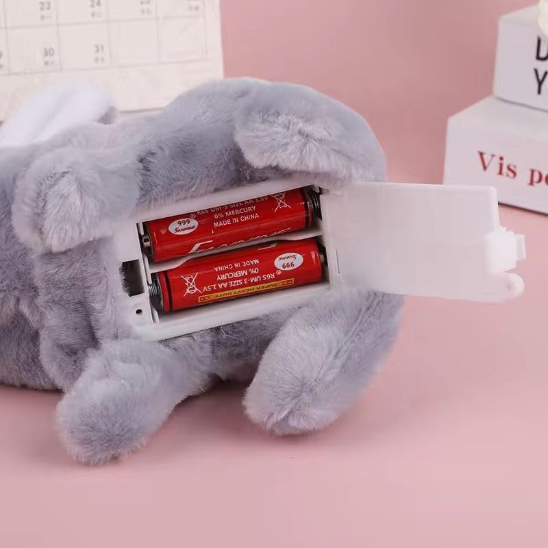 Kiddoland Hop-N-Wiggle Bunny – Interactive Walking & Twitching Rabbit Toy