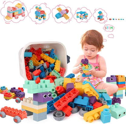 Magnetic Building Blocks + FREE 6000 Pages 7 IN 1 PDF Worksheet For Kids