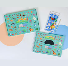 🎨 Kiddoland Animal Habitats Reusable Sticker Activity Book – 600+ Stickers