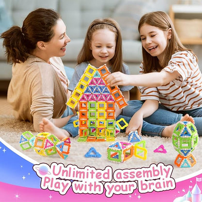 160 PCS Click Bricks  + FREE 6000 Pages 7 IN 1 PDF Worksheet For Kids