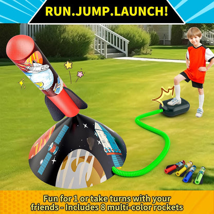 Stomp Rocket Launcher Stomp & Catch (3 Led Rockets)