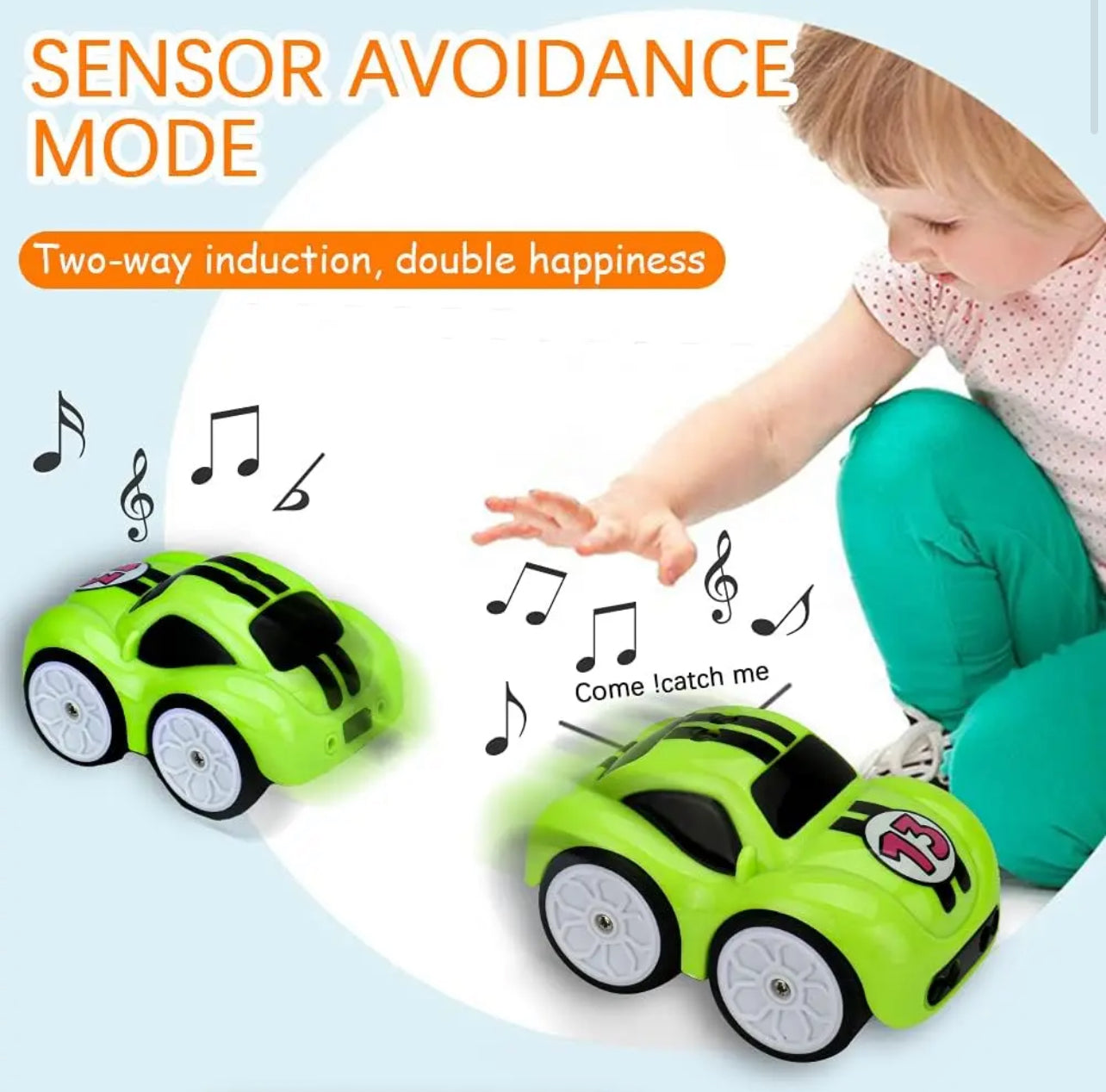 Mini RC car with Magic Intelligence Sensor Follow Me Remote Controlled Car