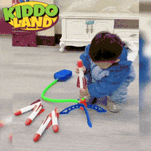 Stomp Rocket Launcher Stomp & Catch (3 Led Rockets)
