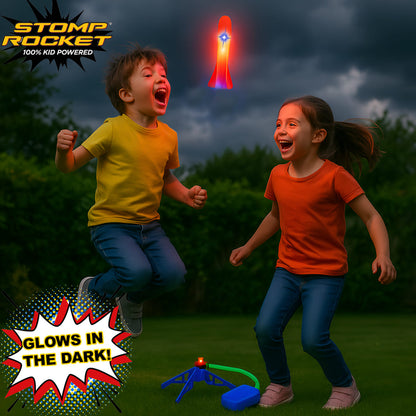 Stomp Rocket Launcher Stomp & Catch (3 Led Rockets)