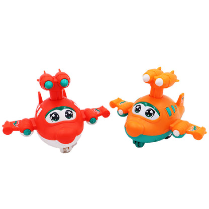 Press N Go Aircraft |Multicolour | Travel Toys | Birthday Gift for Boy and Girl Baby|Push n Go