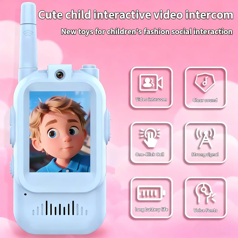 Kids Interactive Video Walkie Talkies – Real‑Time Video & Voice Playset