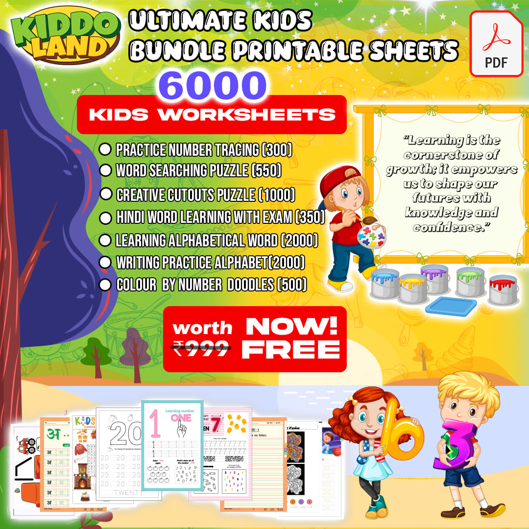 Magnetic Building Blocks + FREE 6000 Pages 7 IN 1 PDF Worksheet For Kids