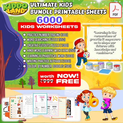 Magnetic Building Blocks + FREE 6000 Pages 7 IN 1 PDF Worksheet For Kids