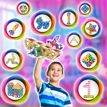 160 PCS Click Bricks  + FREE 6000 Pages 7 IN 1 PDF Worksheet For Kids